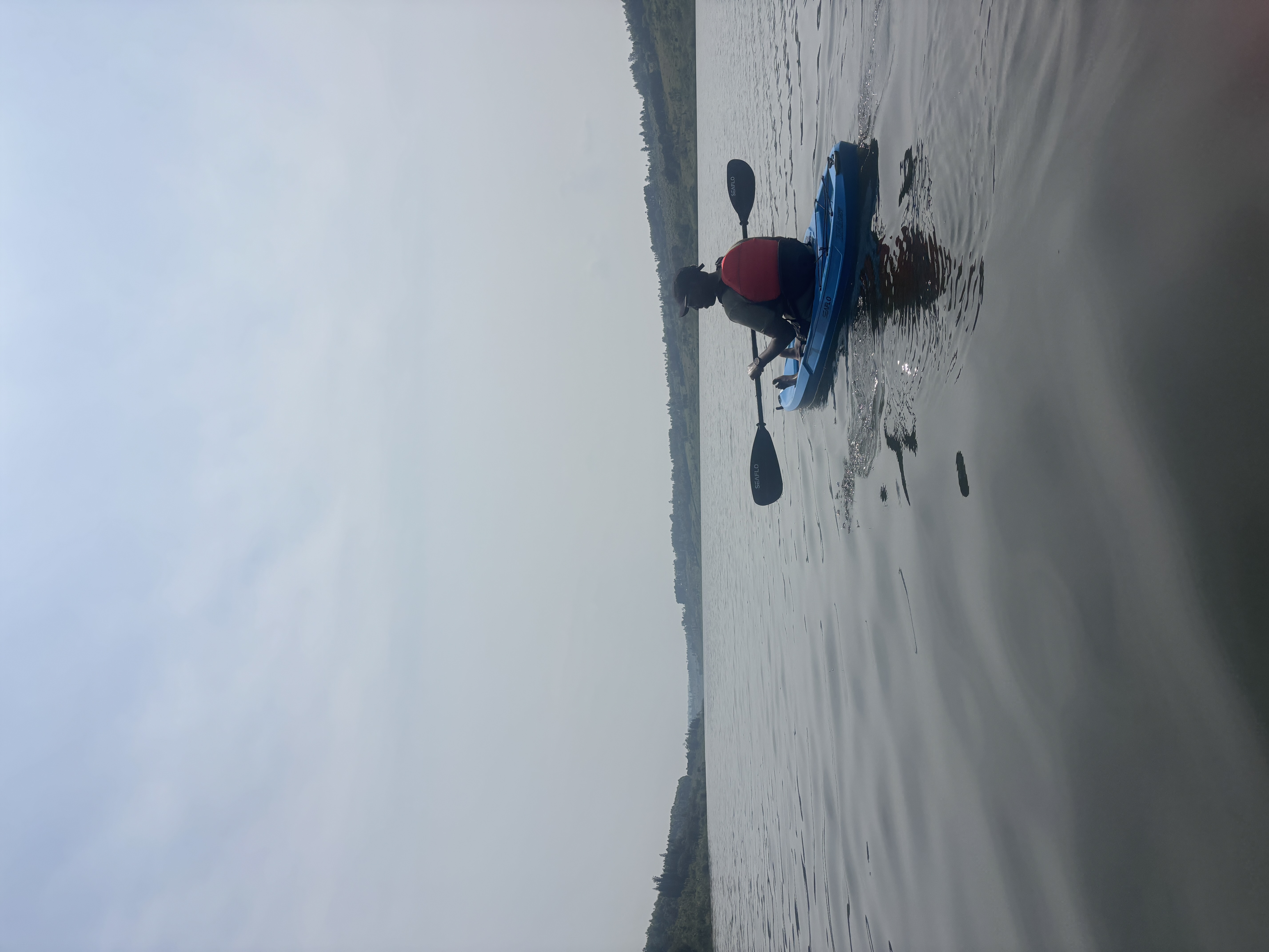 Paddling på Lake Muhazi